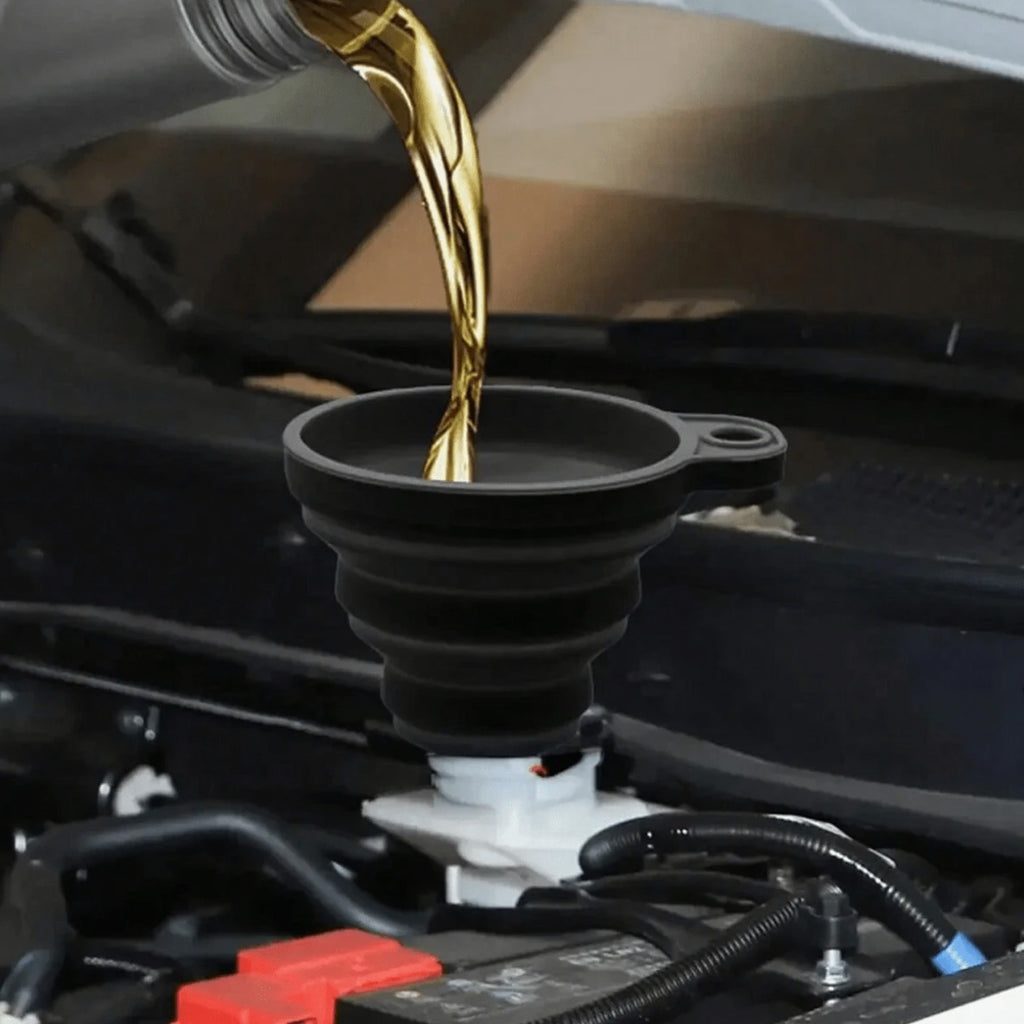 Kompakt összecsukható tölcsér