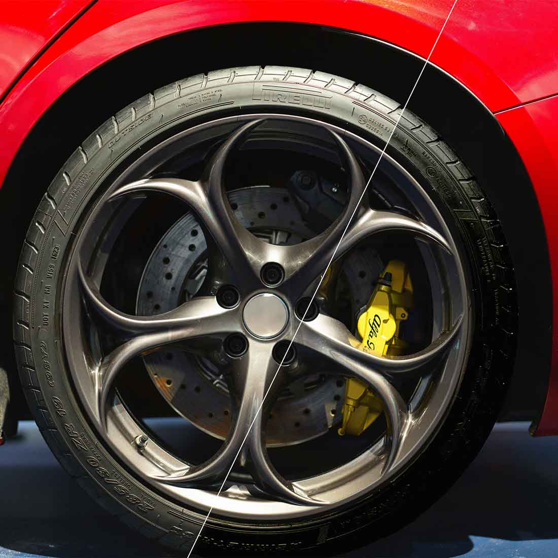 Gumiabroncs fényesítő spray